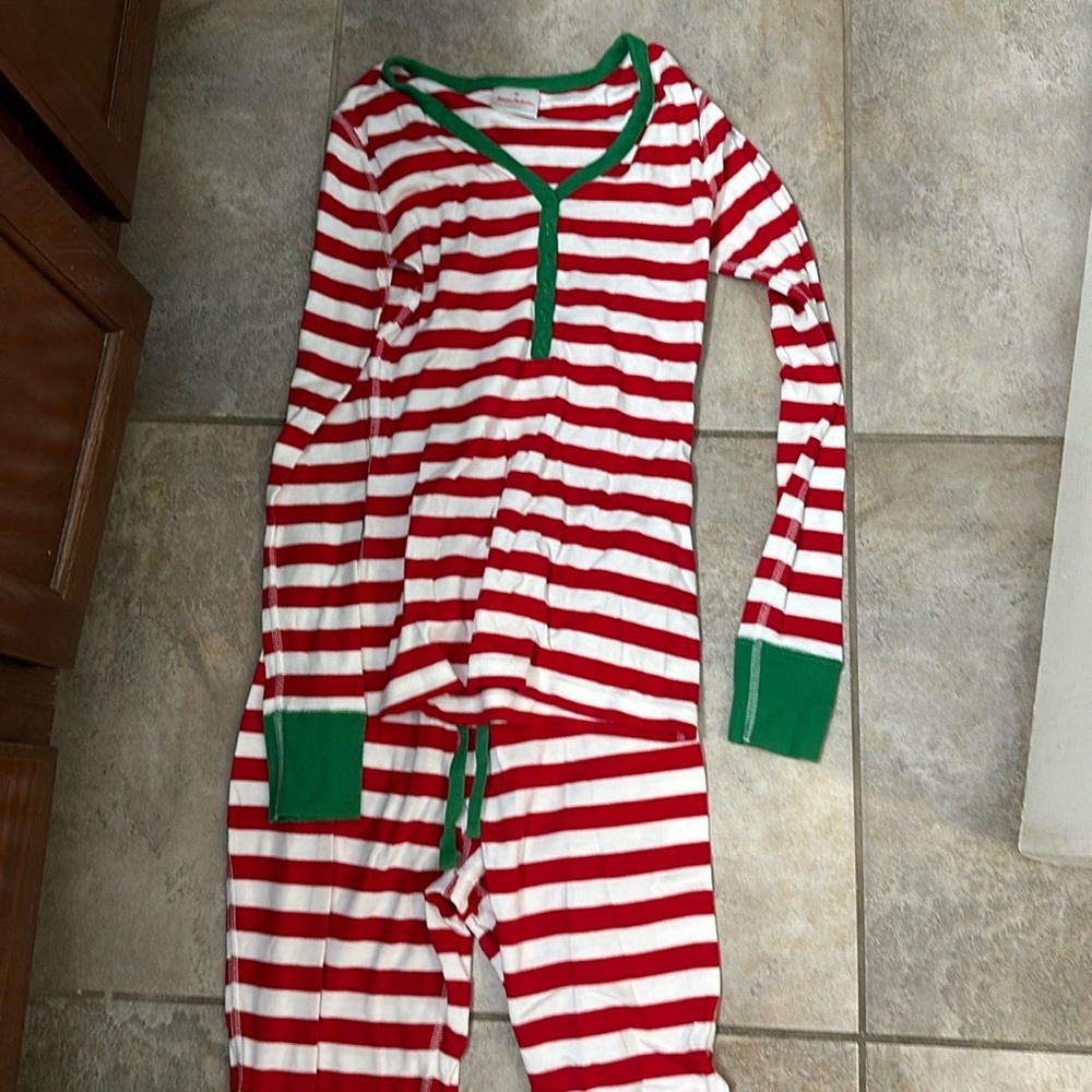 Hanna Andersson Christmas Stripe PJs